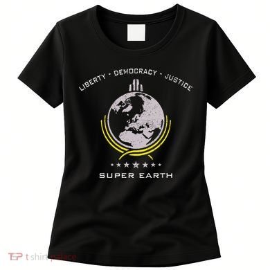 Super Earth Diving Into Hell For Liberty Women's T-Shirt