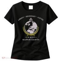 Super Earth Diving Into Hell For Liberty Women's T-Shirt thumb 0