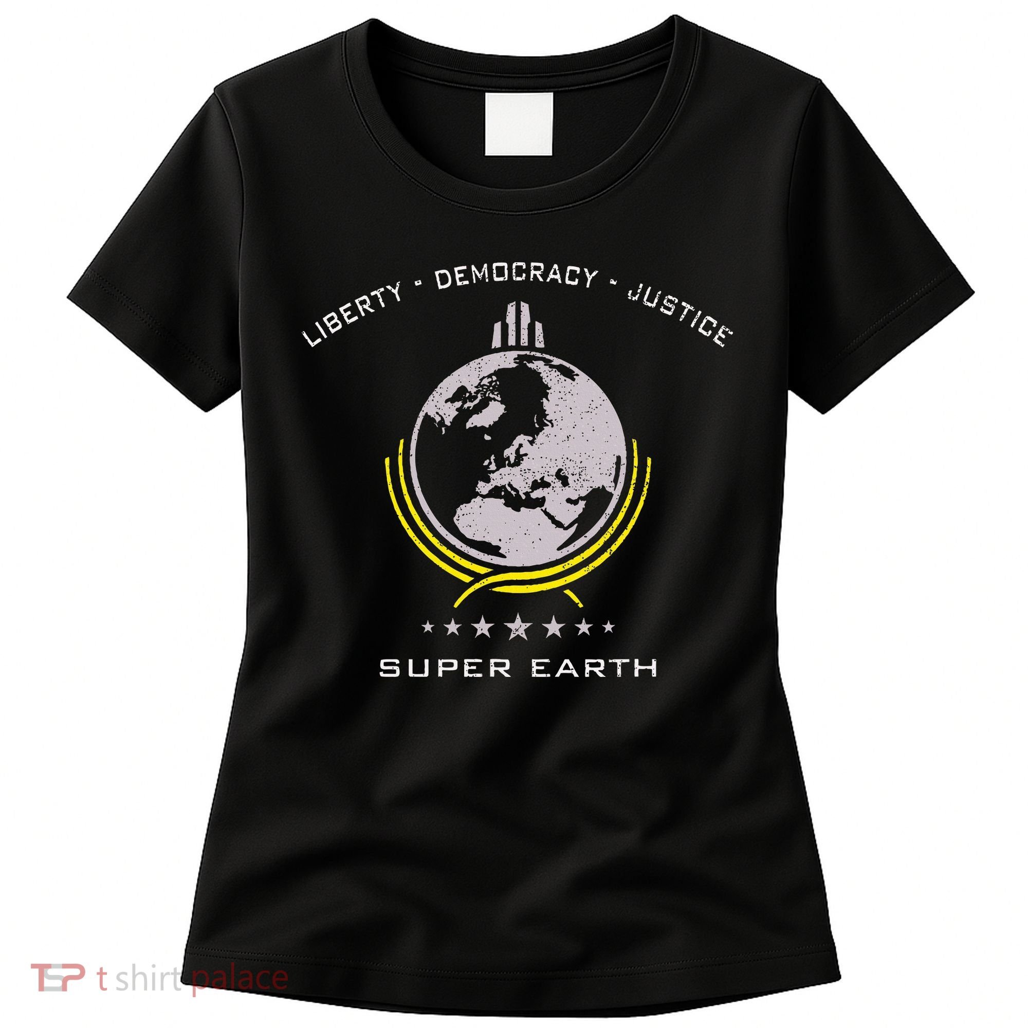 Super Earth Diving Into Hell For Liberty Women's T-Shirt