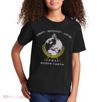Super Earth Diving Into Hell For Liberty Kids T-Shirt thumb 2