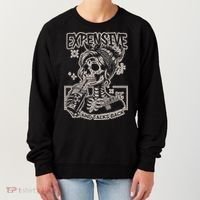 Skeleton Expensive Difficult And Talks Back Women's Sweatshirt thumb 0