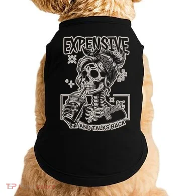 Skeleton Expensive Difficult And Talks Back Doggie Tank