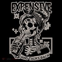 Skeleton Expensive Difficult And Talks Back Bucket Hat thumb 4
