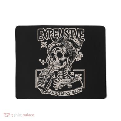 Skeleton Expensive Difficult And Talks Back Mousepad