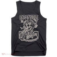 Skeleton Expensive Difficult And Talks Back Tank Top thumb 0