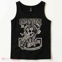 Skeleton Expensive Difficult And Talks Back Tank Top thumb 2