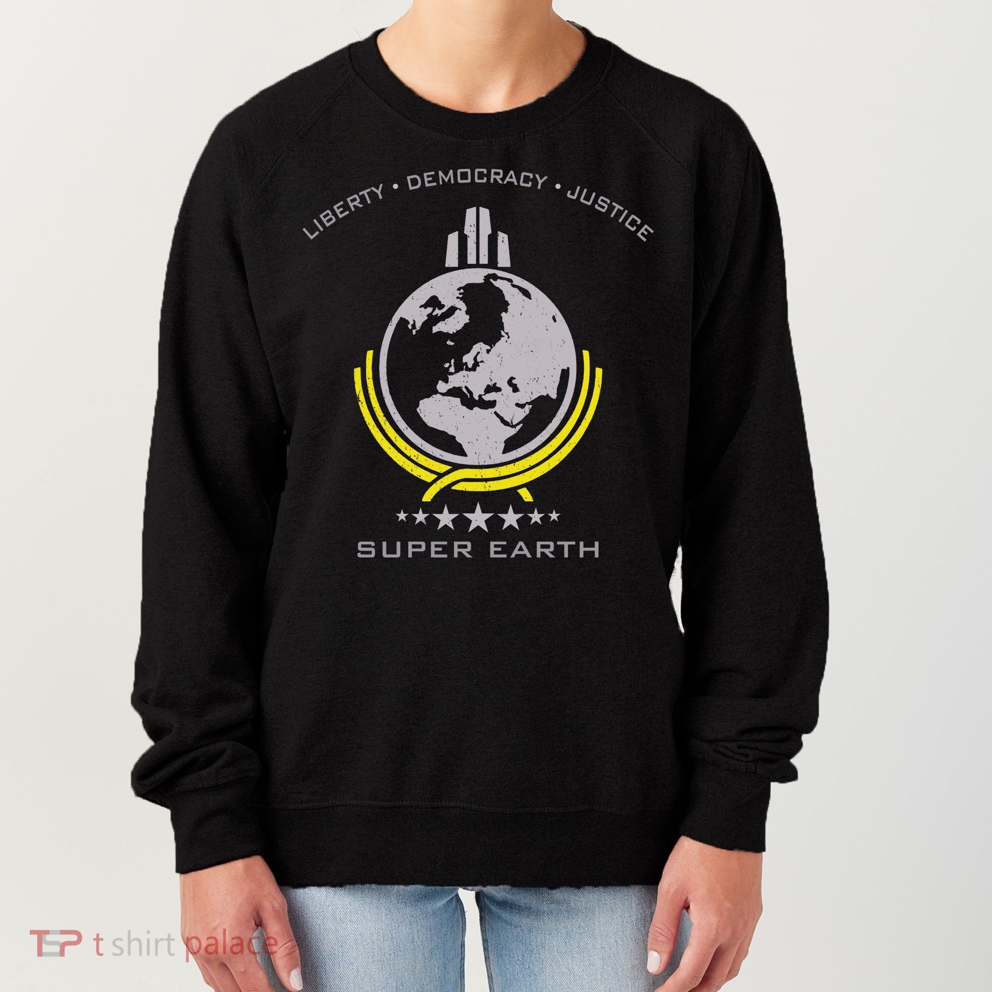 Super Earth Diving Into Hell For Liberty Women's Sweatshirt