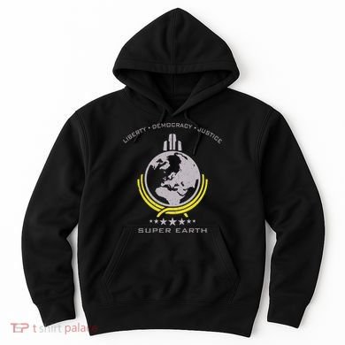 Super Earth Diving Into Hell For Liberty Hoodie