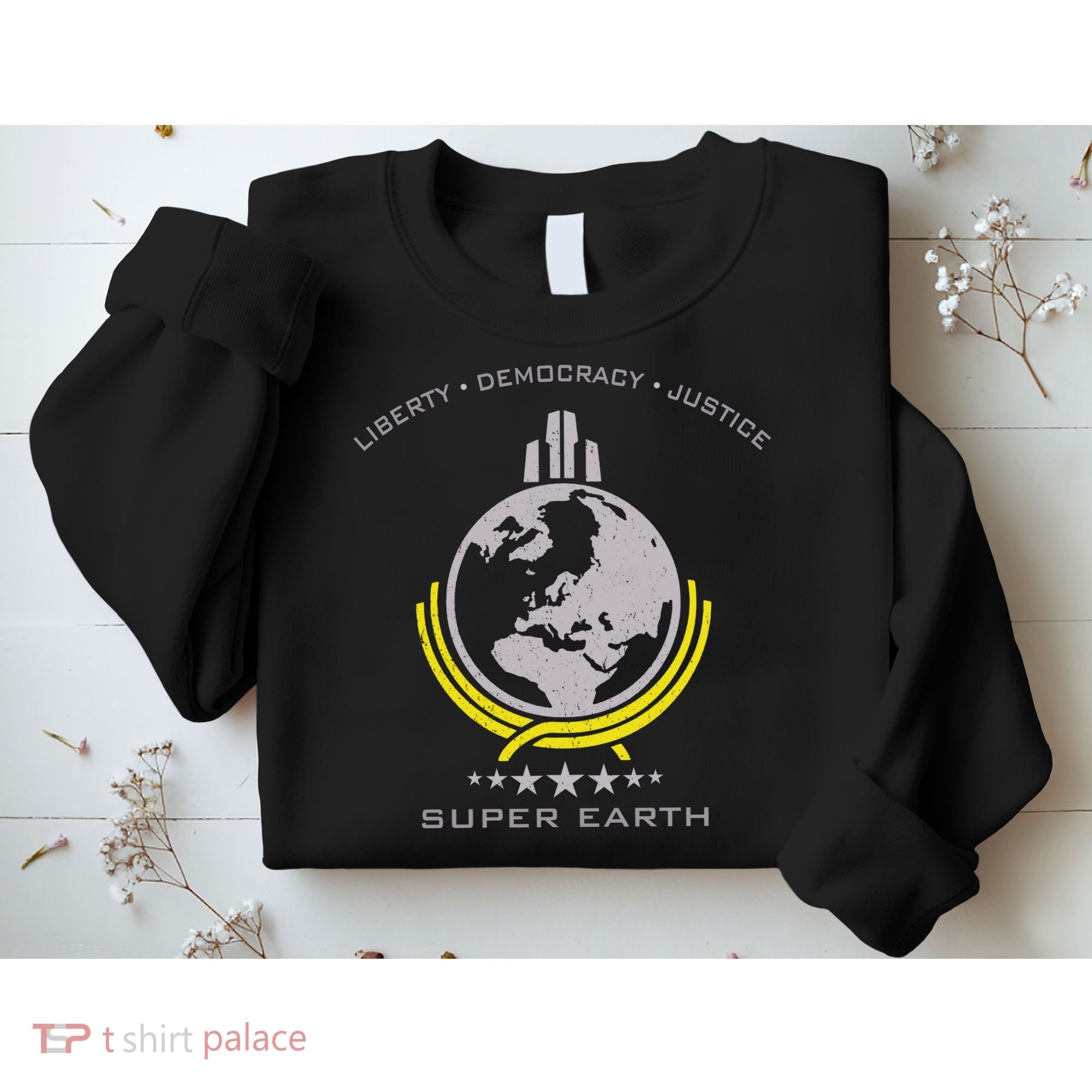 Super Earth Diving Into Hell For Liberty Sweatshirt