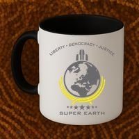 Super Earth Diving Into Hell For Liberty Coffee Mug thumb 2
