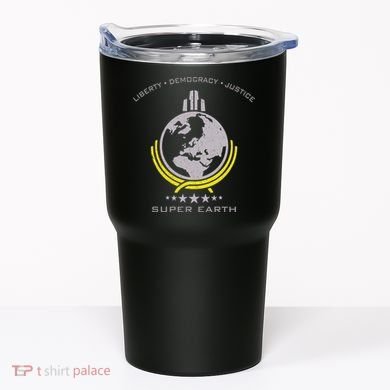 Super Earth Diving Into Hell For Liberty Tumbler