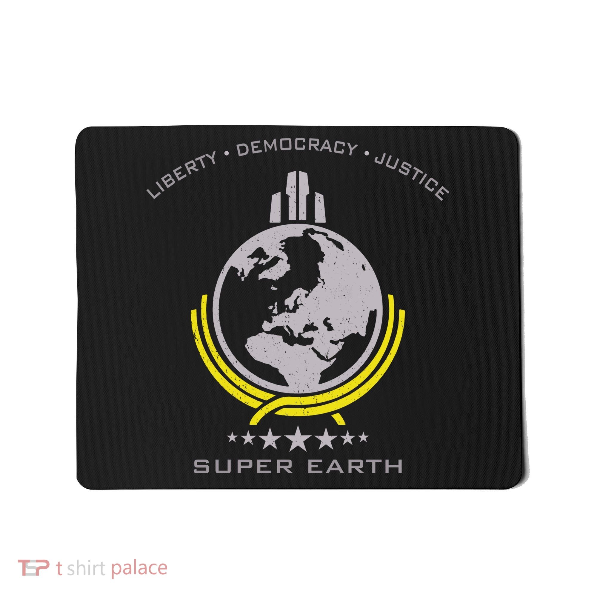 Super Earth Diving Into Hell For Liberty Mousepad