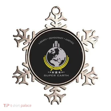 Super Earth Diving Into Hell For Liberty Ornament