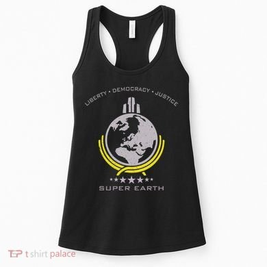 Super Earth Diving Into Hell For Liberty Women's Tank Top