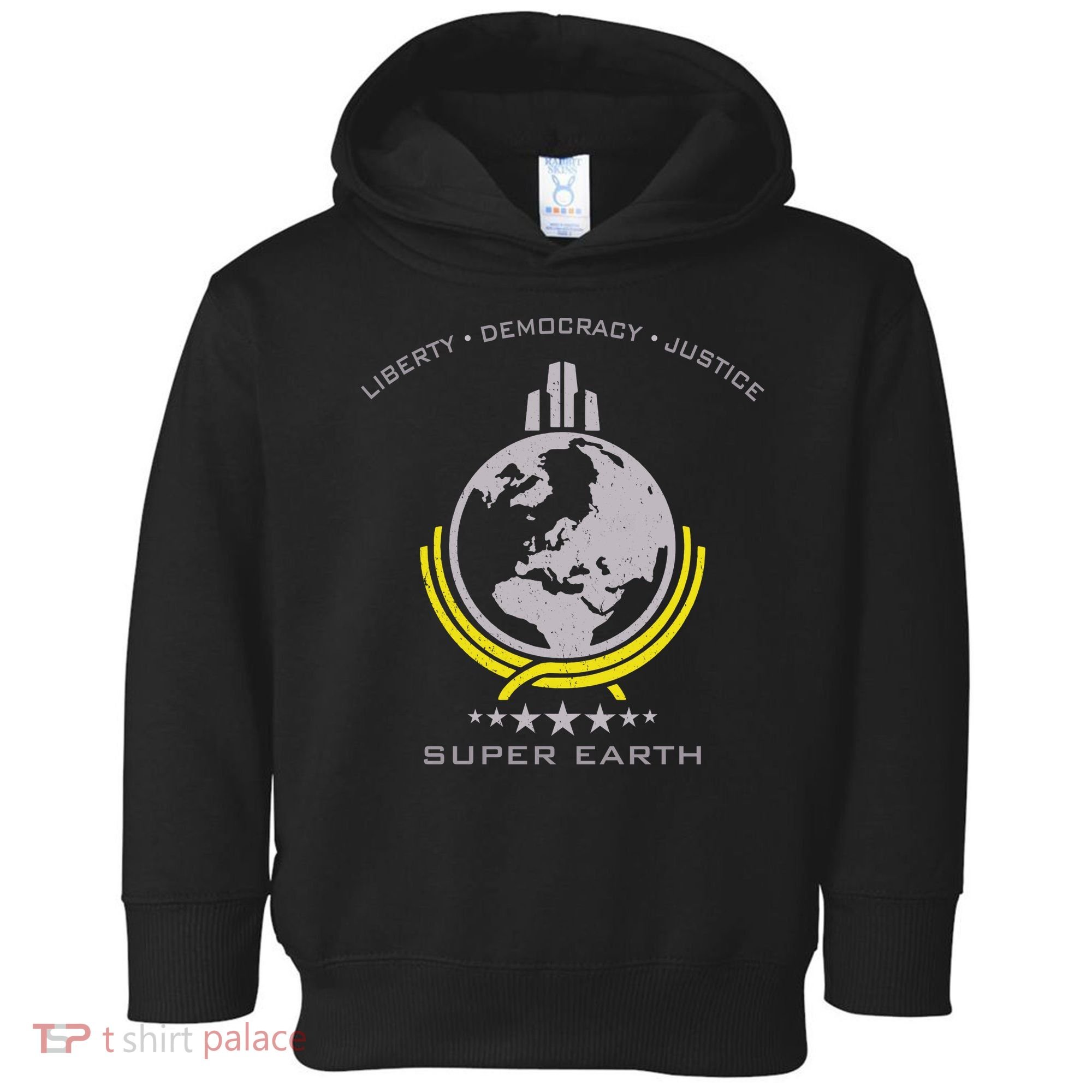 Super Earth Diving Into Hell For Liberty Toddler Hoodie