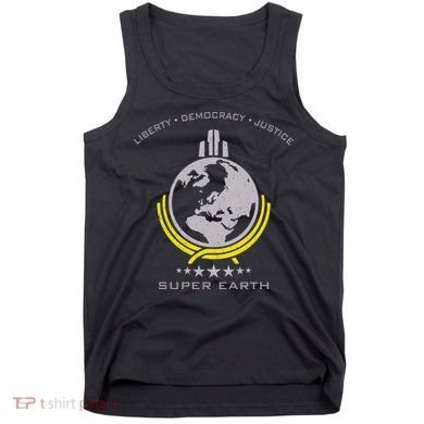 Super Earth Diving Into Hell For Liberty Tank Top