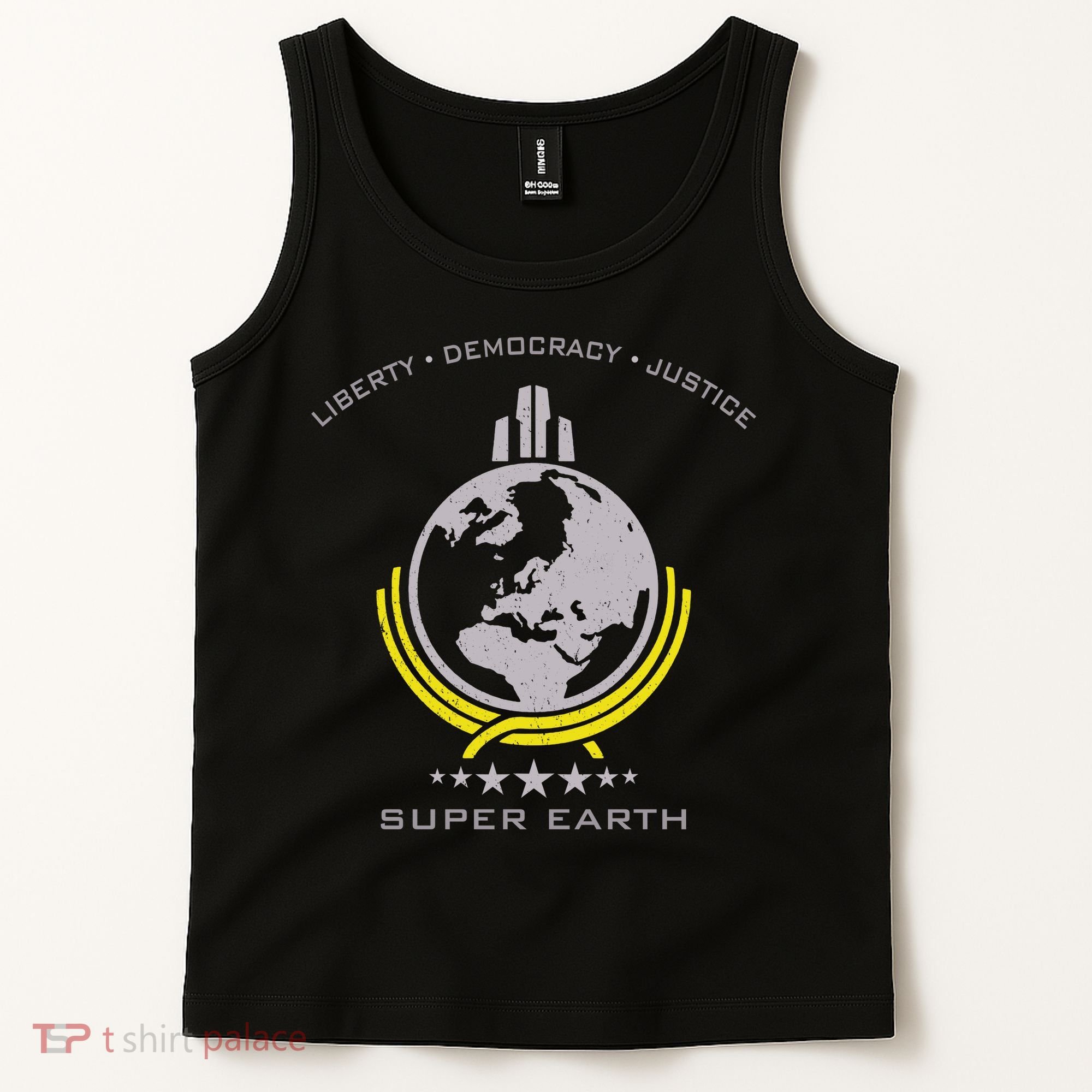 Super Earth Diving Into Hell For Liberty Tank Top