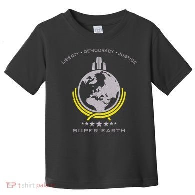 Super Earth Diving Into Hell For Liberty Toddler T-Shirt