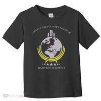 Super Earth Diving Into Hell For Liberty Toddler T-Shirt thumb 0