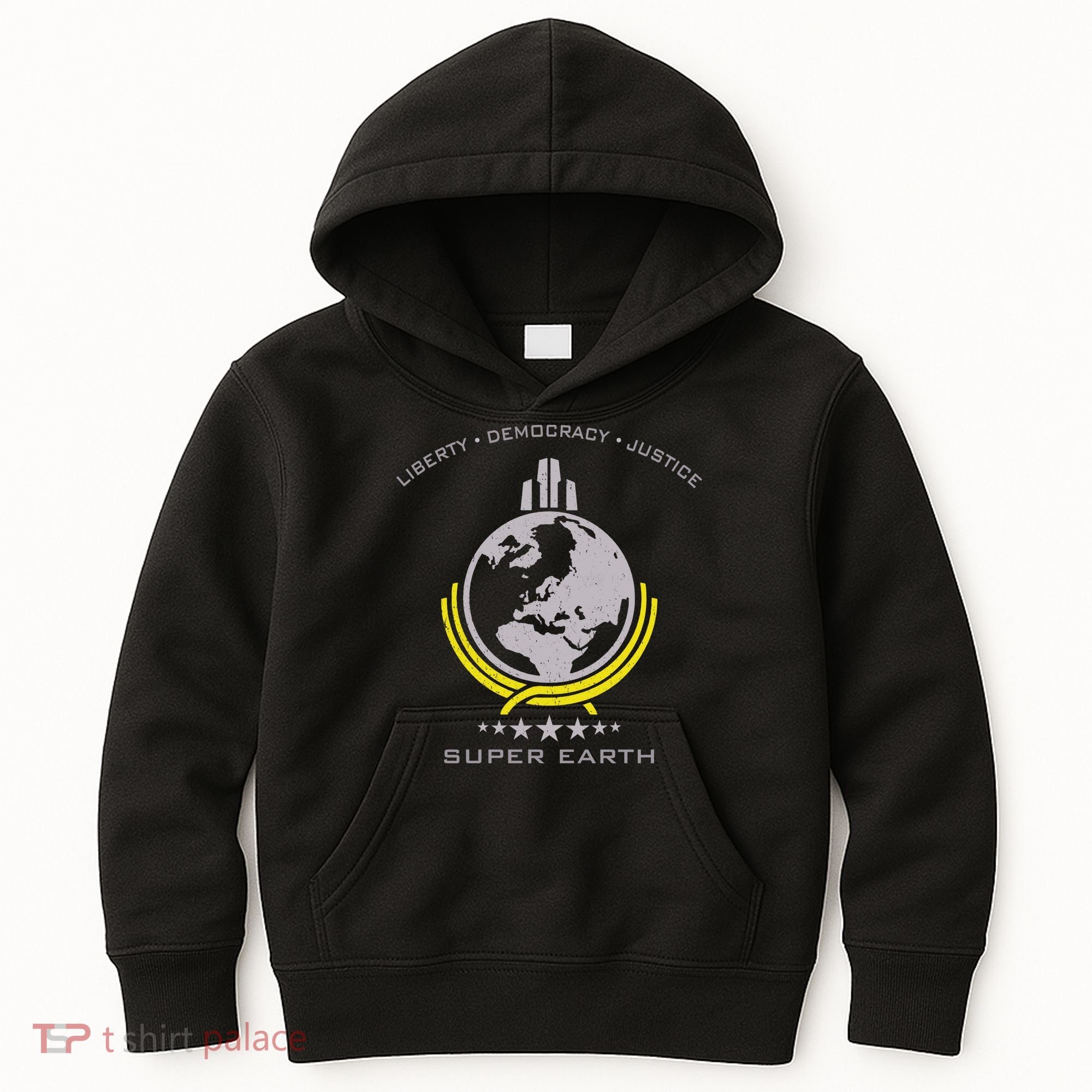 Super Earth Diving Into Hell For Liberty Kids Hoodie