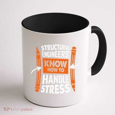 Structural Engineering Design For A Civil Engineer Coffee Mug back