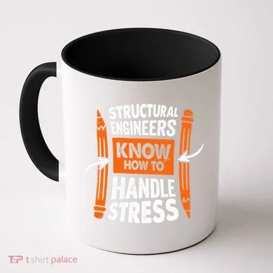 Structural Engineering Design For A Civil Engineer Coffee Mug