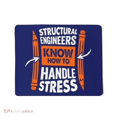 Structural Engineering Design For A Civil Engineer Mousepad