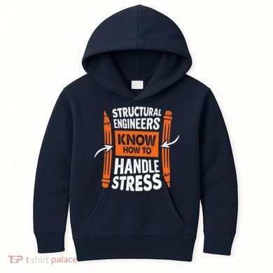 Structural Engineering Design For A Civil Engineer Kids Hoodie