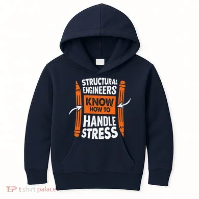Structural Engineering Design For A Civil Engineer Kids Hoodie