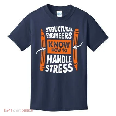 Structural Engineering Design For A Civil Engineer Kids T-Shirt