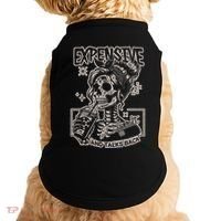 Skeleton Expensive Difficult And Talks Back Doggie Tank thumb 0