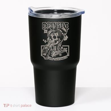 Skeleton Expensive Difficult And Talks Back Tumbler