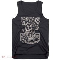 Skeleton Expensive Difficult And Talks Back Tank Top thumb 0