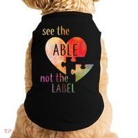 See The Able Not The Label Autism Doggie Tank thumb 0