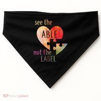 See The Able Not The Label Autism USA-Made Doggie Bandana thumb 0