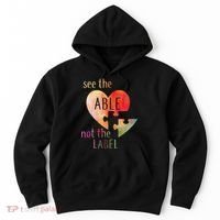 See The Able Not The Label Autism Hoodie thumb 0