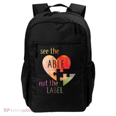 See The Able Not The Label Autism Backpack