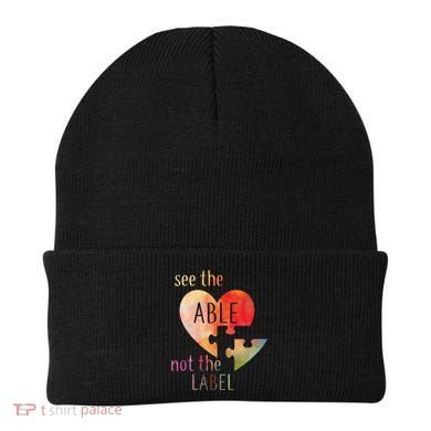 See The Able Not The Label Autism Beanie