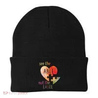 See The Able Not The Label Autism Beanie thumb 0