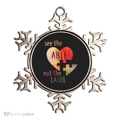 See The Able Not The Label Autism Ornament