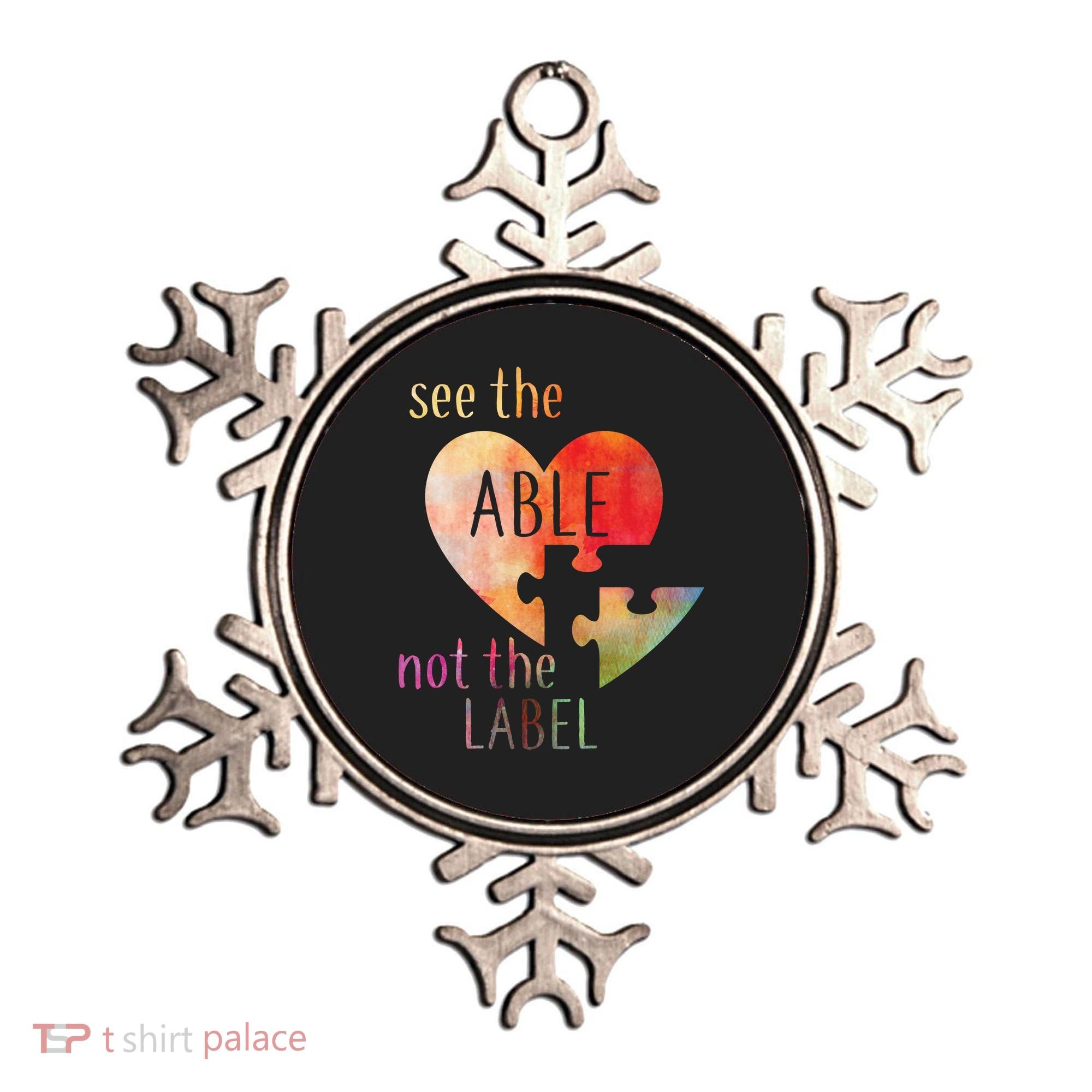 See The Able Not The Label Autism Ornament