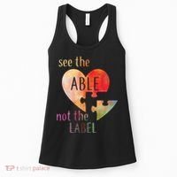 See The Able Not The Label Autism Women's Tank Top thumb 0