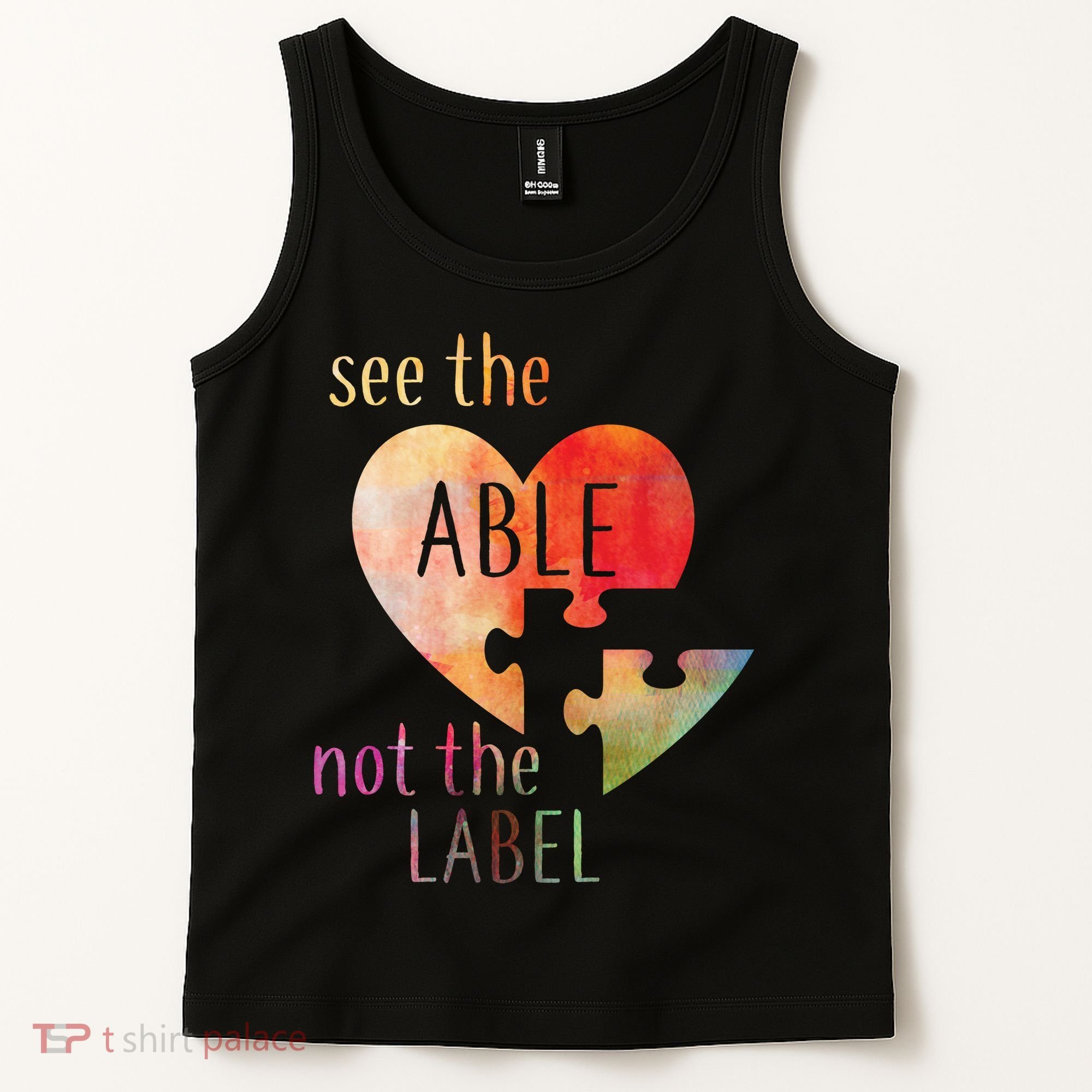 See The Able Not The Label Autism Tank Top