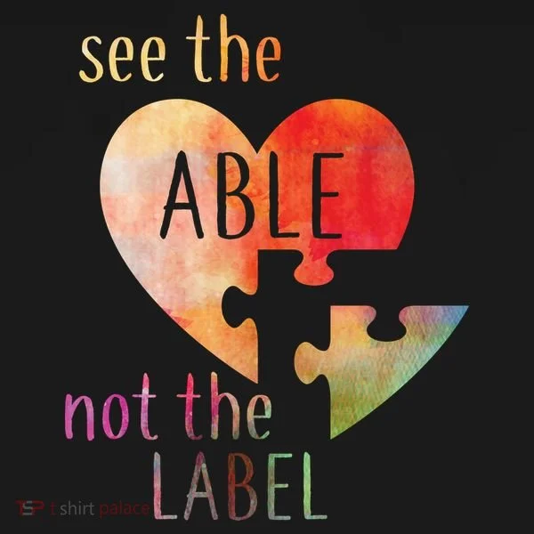 See The Able Not The Label Autism Tank Top