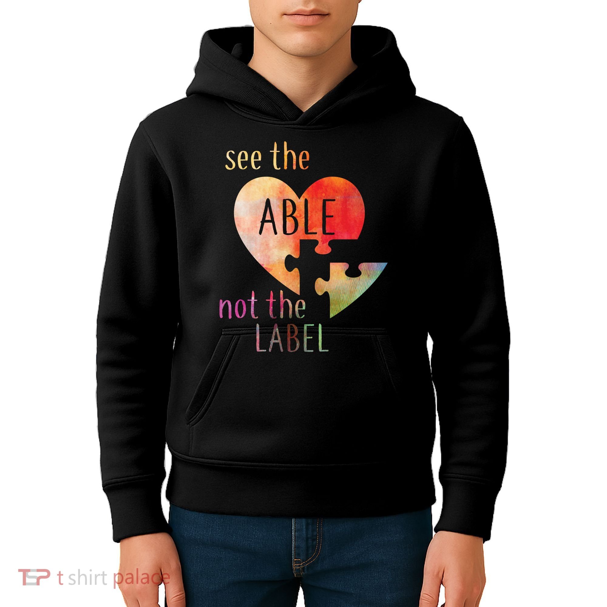 See The Able Not The Label Autism Kids Hoodie