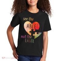 See The Able Not The Label Autism Kids T-Shirt thumb 2