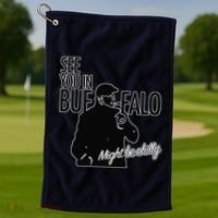 See You In Buffalo Might Be Chilly Golf Towel thumb 1