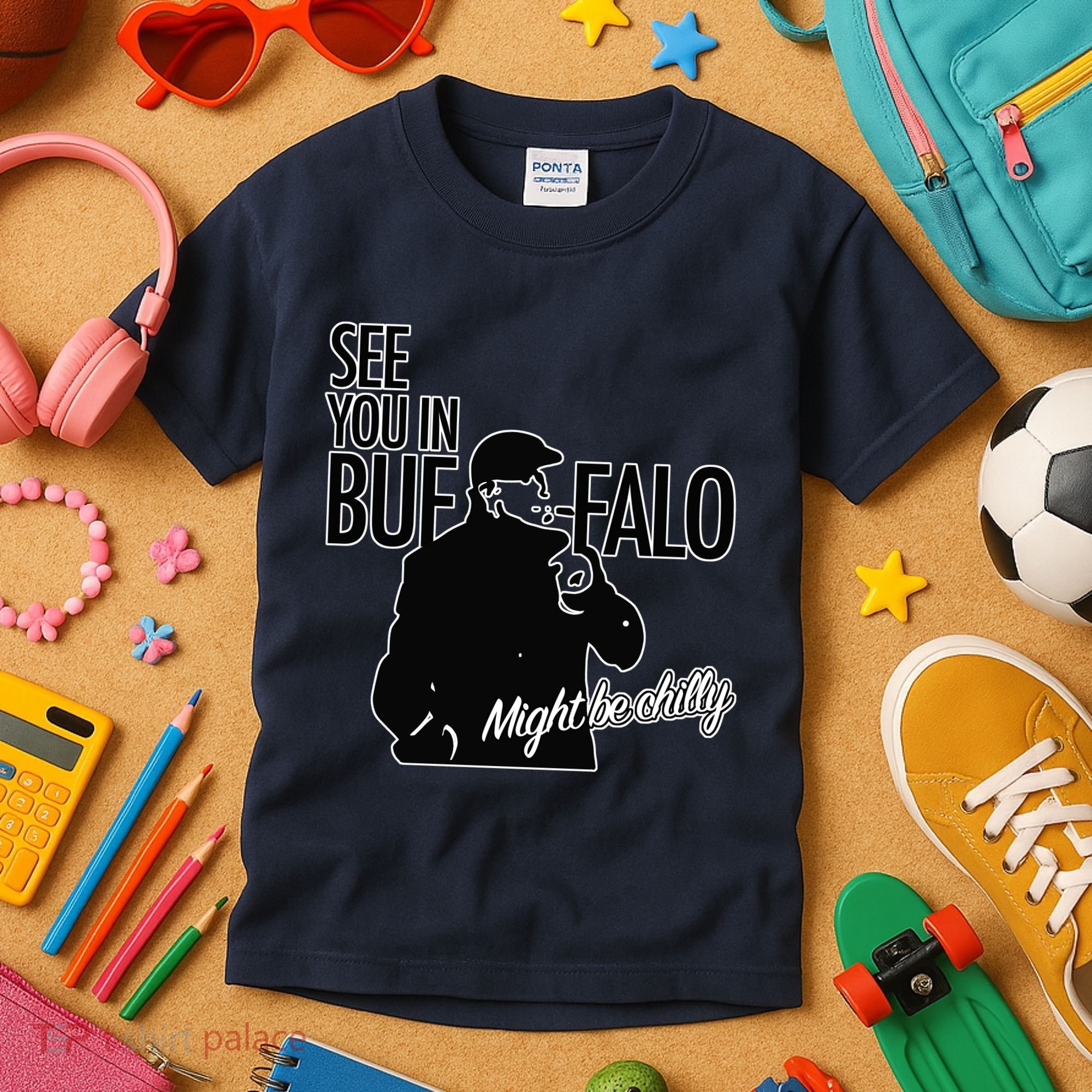See You In Buffalo Might Be Chilly Kids T-Shirt