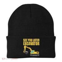 See You Later Excavator Beanie thumb 0