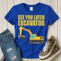See You Later Excavator Women's T-Shirt thumb 3